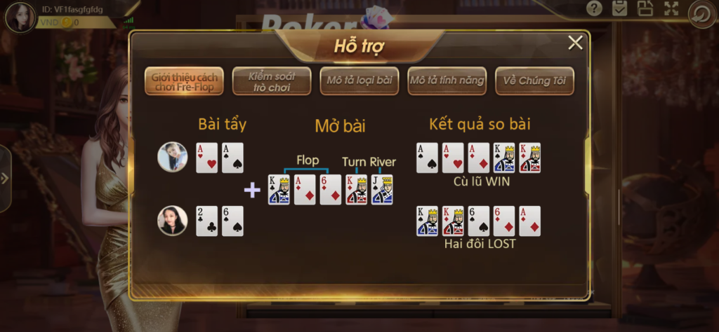 Luật game bài xì tố cơ bản